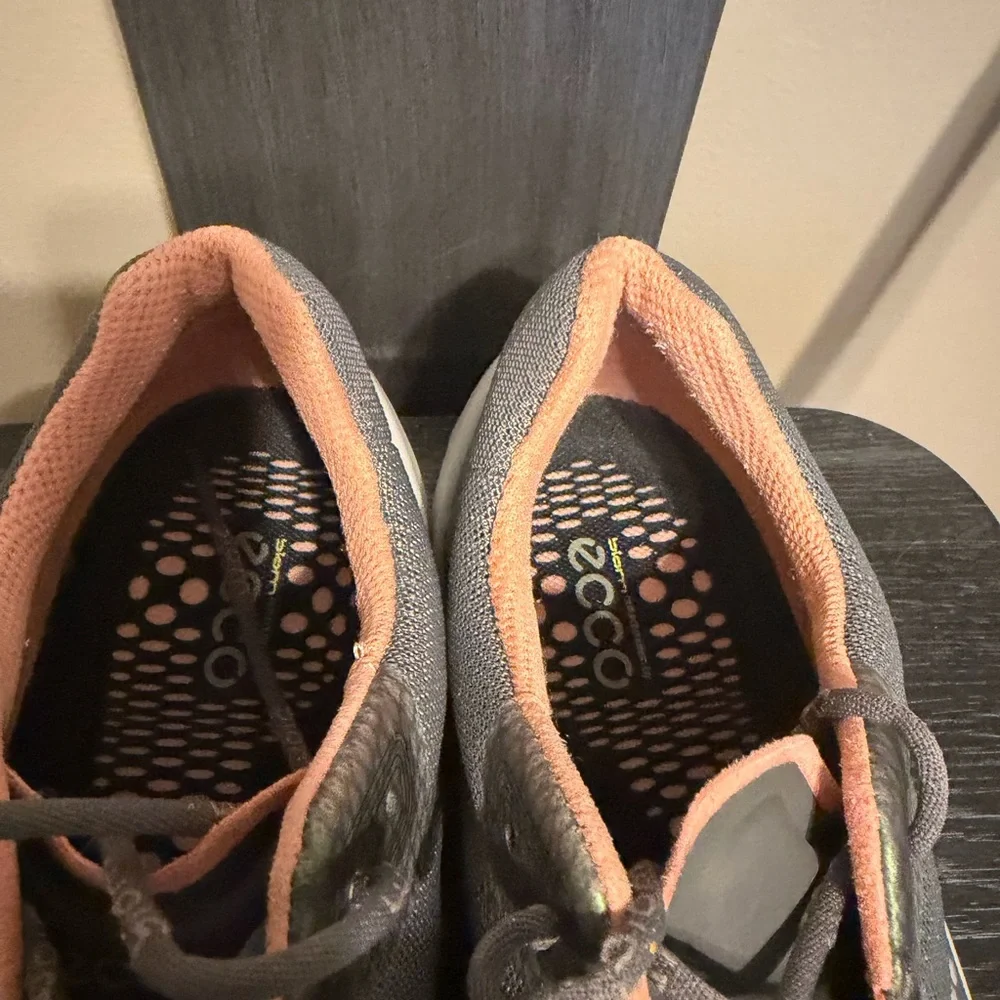 Ecco Gray and Green Women's Sneakers
